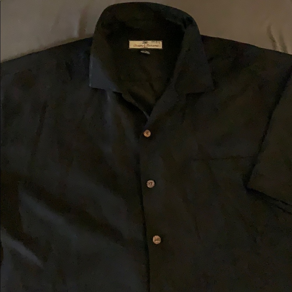 Tommy Bahamas’s silk shirt